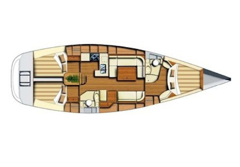 Plan Dufour 44 - 3 cabines